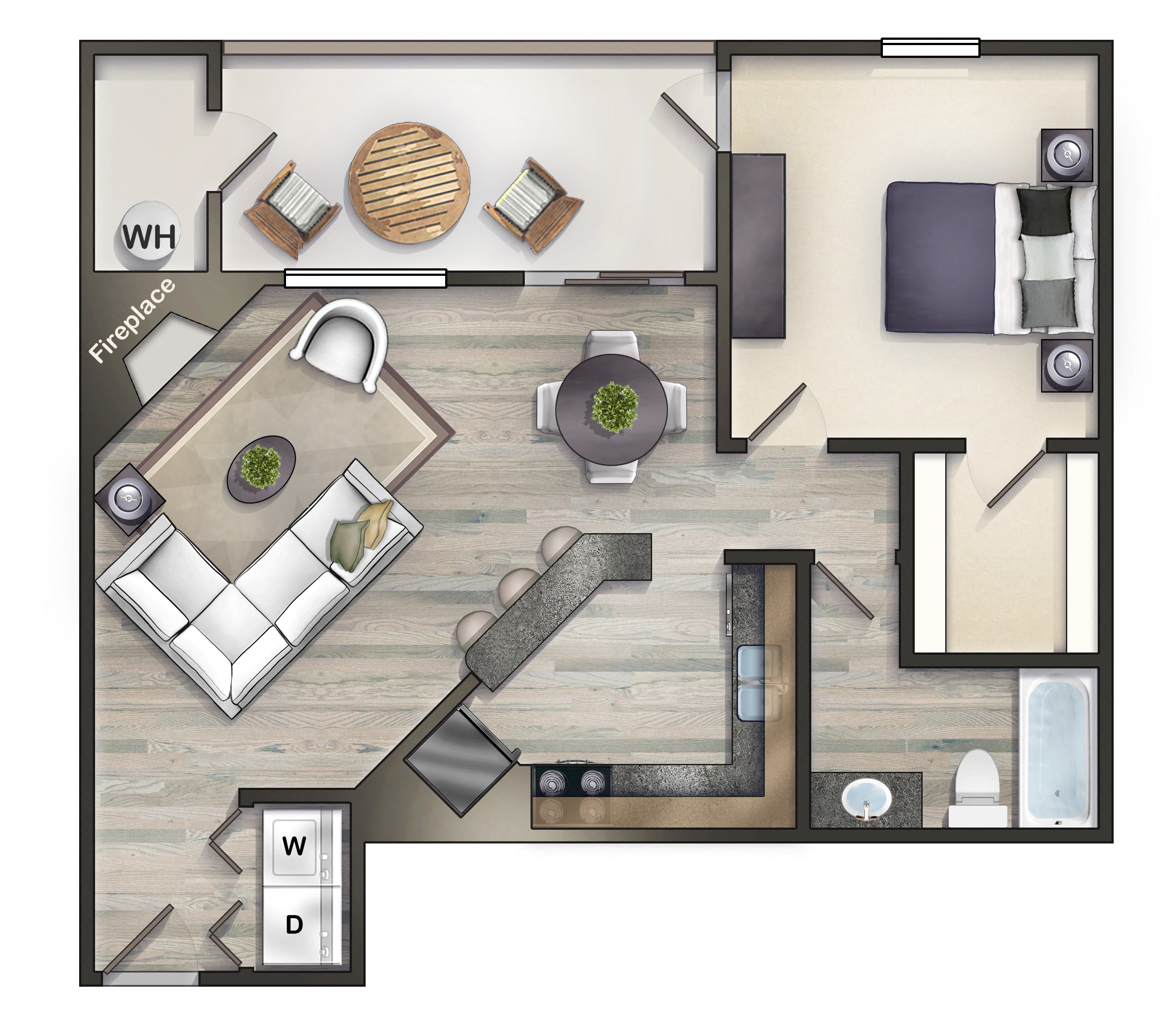 4600 University Drive 1-2 Beds Apartment for Rent - Photo Gallery 22